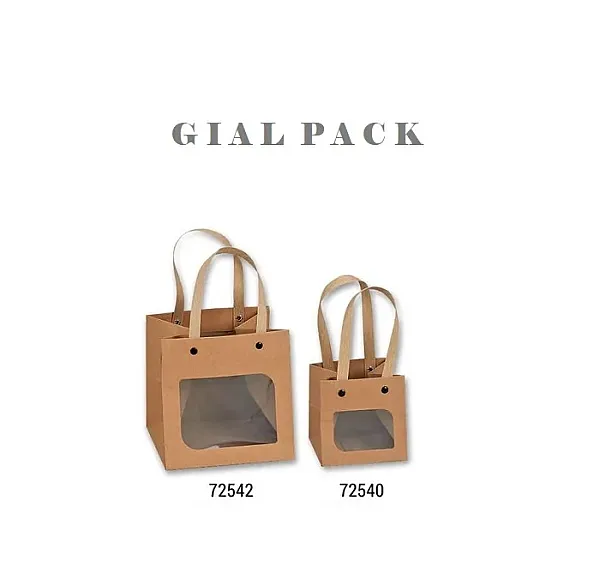 ΤΣΑΝΤΑ ΧΑΡΤΙΝΗ ΚΡΑΦΤ ΜΕ ΠΑΡΑΘΥΡΟ